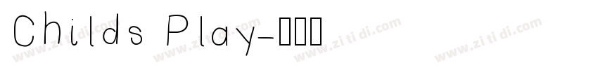 Childs Play字体转换 Childs Play字体转换